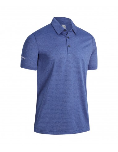 Heathered Jacquard Polo med brodyr
