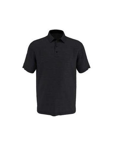 Heathered Jacquard Polo med brodyr