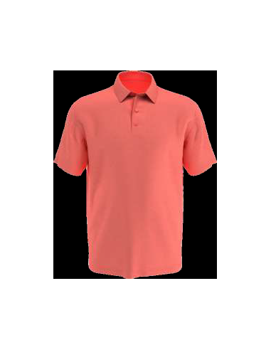 Heathered Jacquard Polo med brodyr