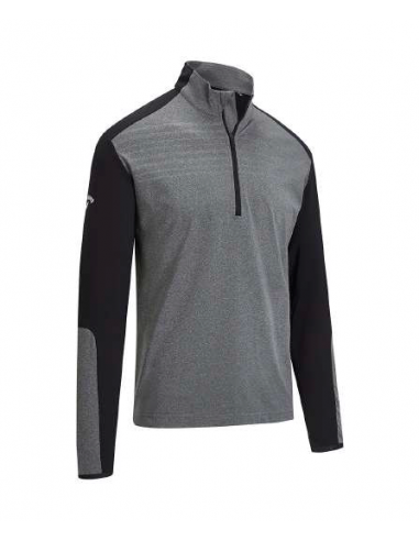 Aquapel 1/4 zip pullover med brodyr